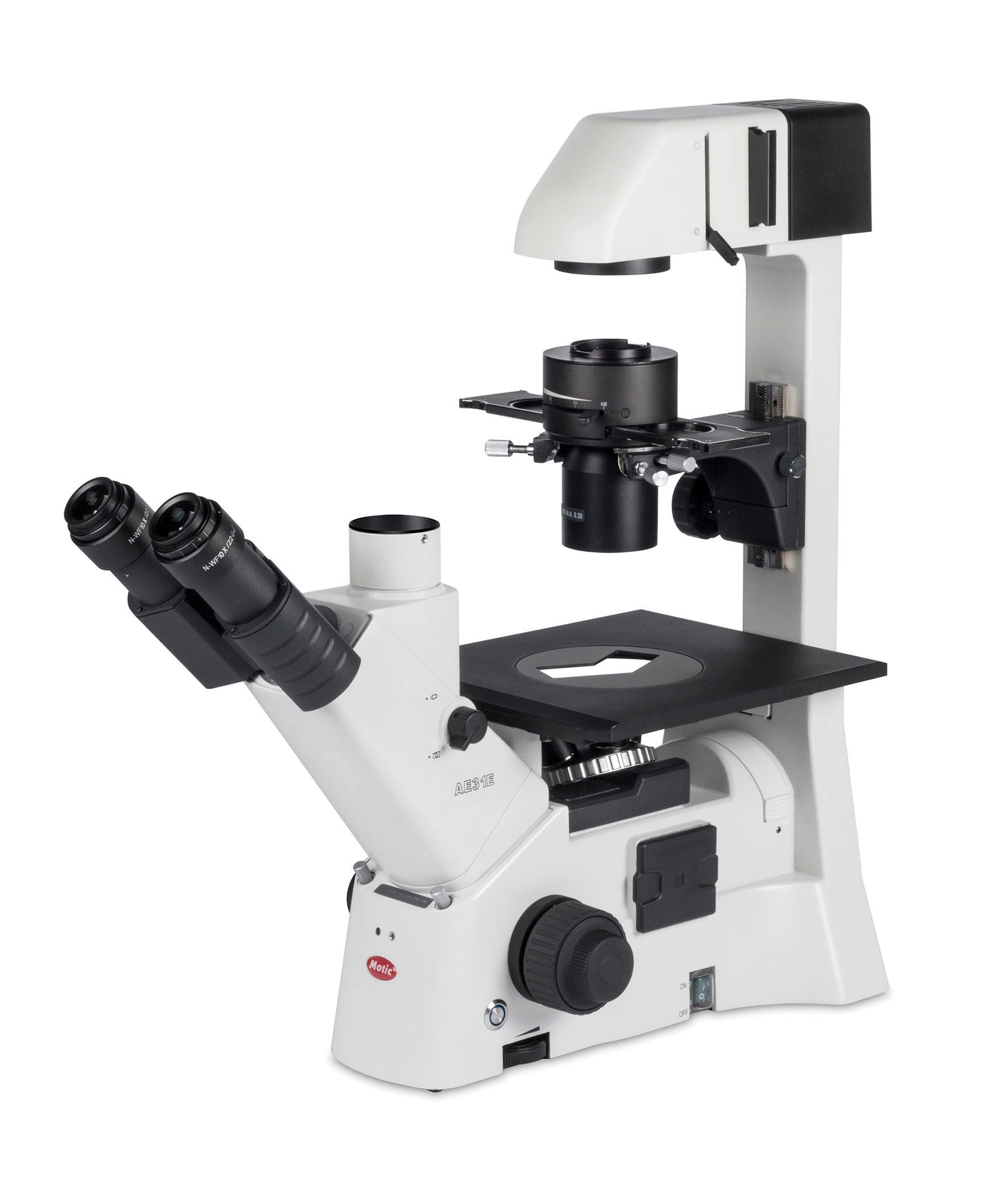 Microscopio rovesciato trinoculare AE30