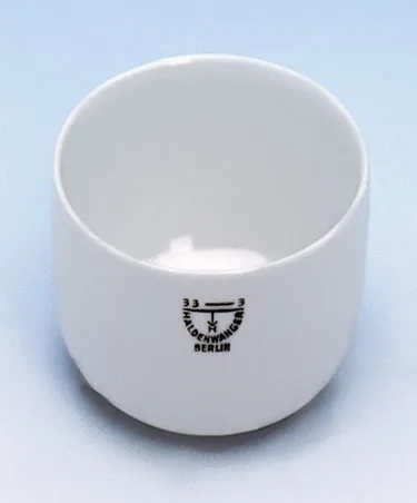 PORCELAIN EVAPORATING DISHES, CRUCIBLES AND CRYSTALLISING DISHES