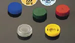 Caps for screw thread microtubes