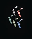 Graduated 0,5 ml PCR tubes, flat cap