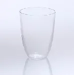 Clear quartz high form crucibles without lid