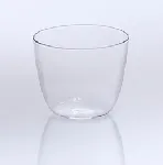 Clear quartz medium form crucibles without lid
