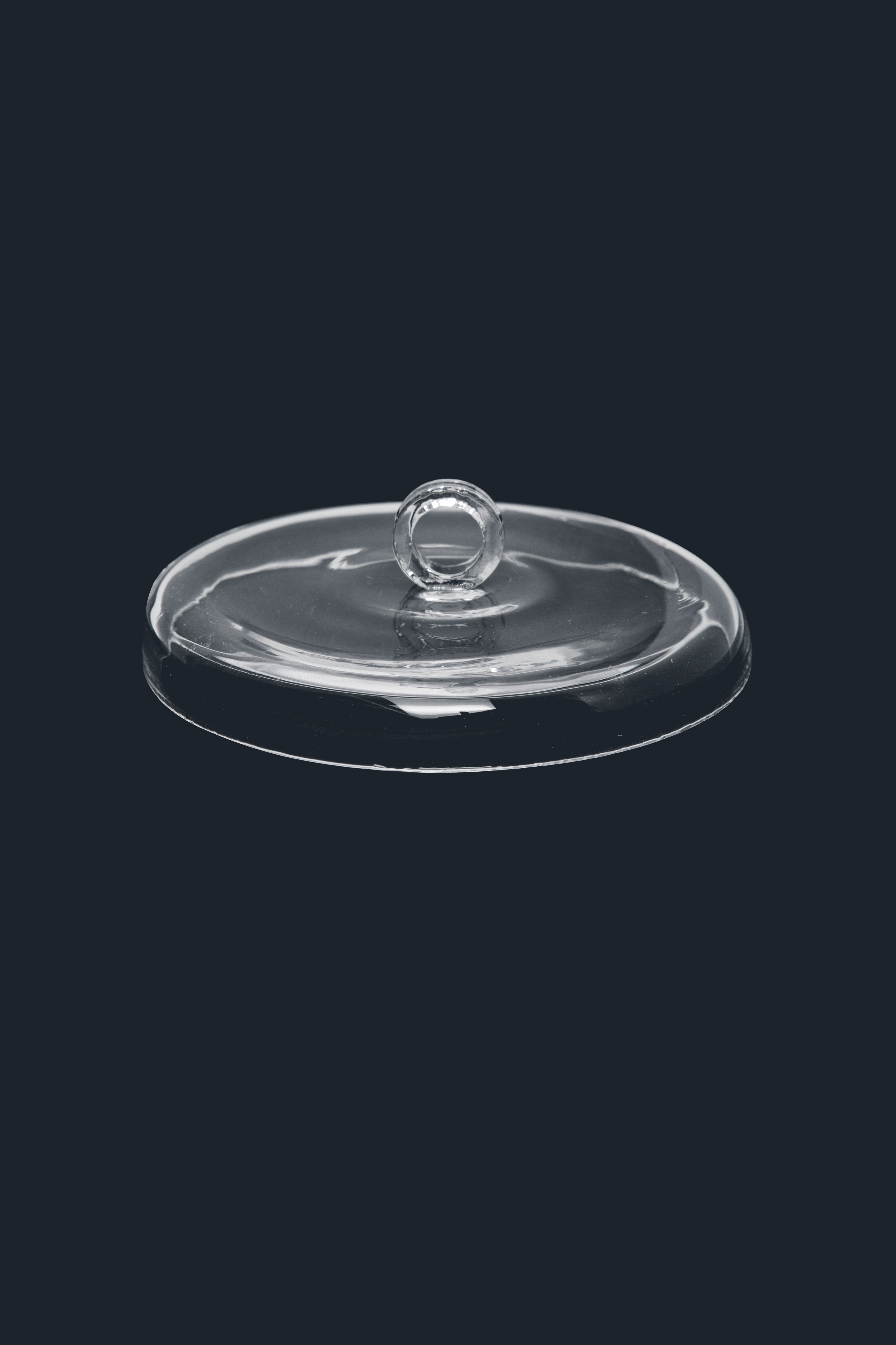 Quartz lids for clear crucible