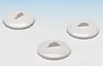 Porcelain crucible lids