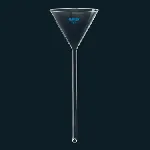 Funnels, plain, with long stem (angle: 60°)