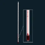 Rod Thermometers for general purpose, total immersion, superior quality