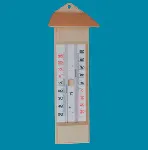 Wall Thermometers of maximum and minimum, manual index