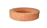 Cork support for flasks.