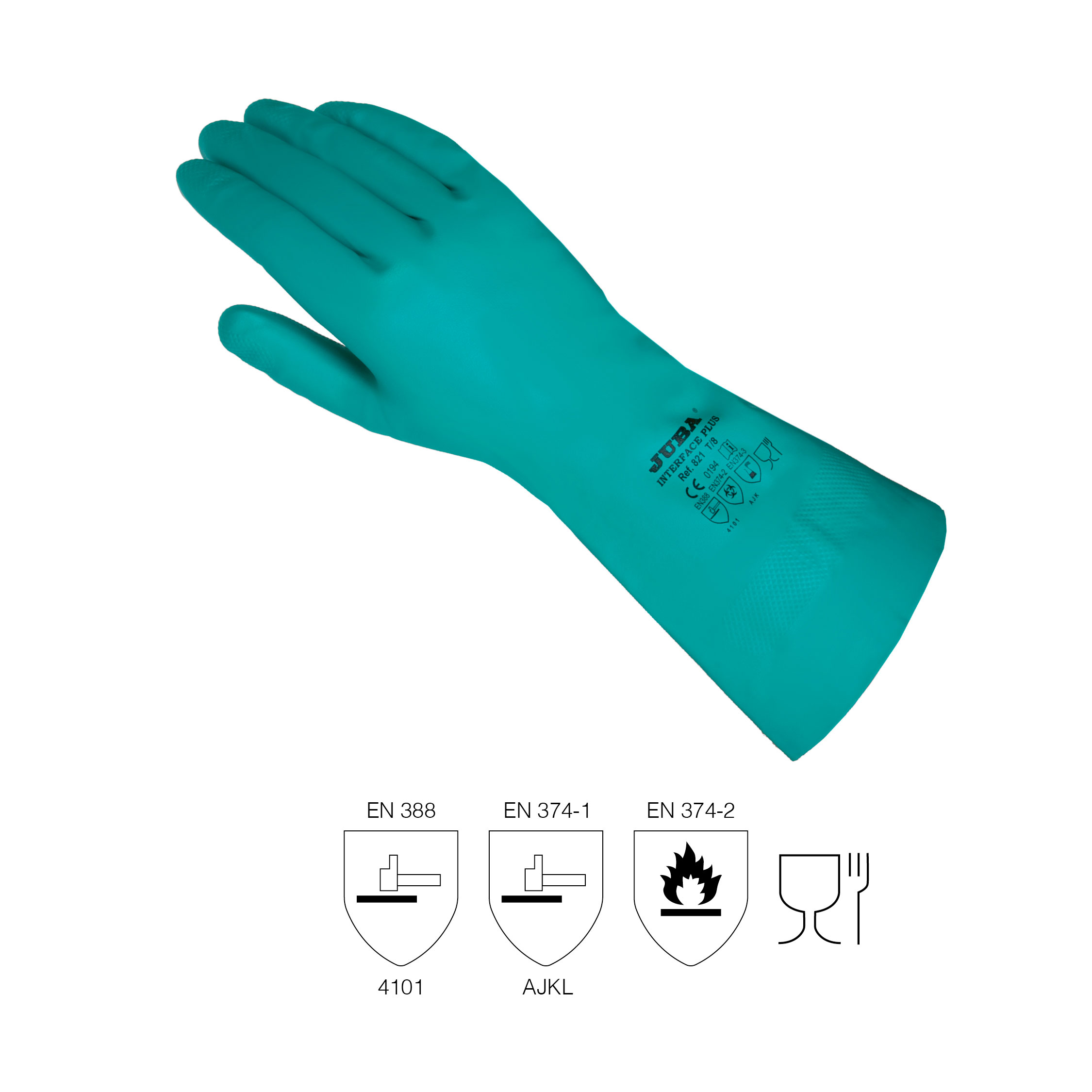 Unsupported nitrile gloves