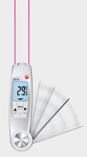 Multi-purpose infrared and penetration thermometer (ideal for food industry)