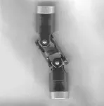 Connection between metal rods and double fibercard