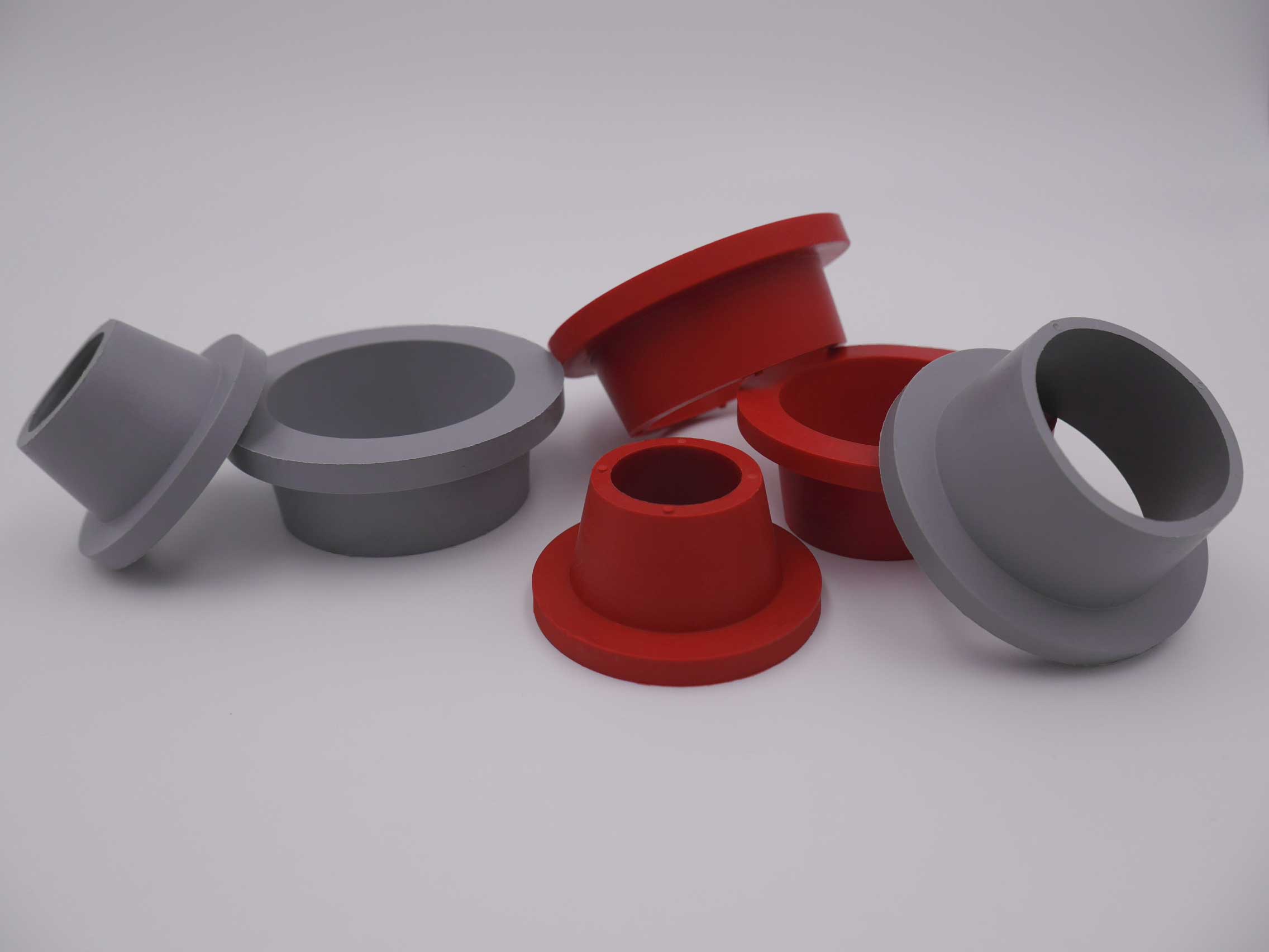Filter rings with flange