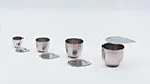 Metallic crucibles