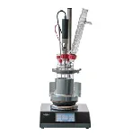 Compact Premium Minireactors for synthesis in liquid phase with mechanical stirring and electrical heating