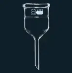 Glass adapters for glass crucible with filter plate