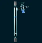 Filtros Schlenk para atmósfera inerte con llave de vidrio