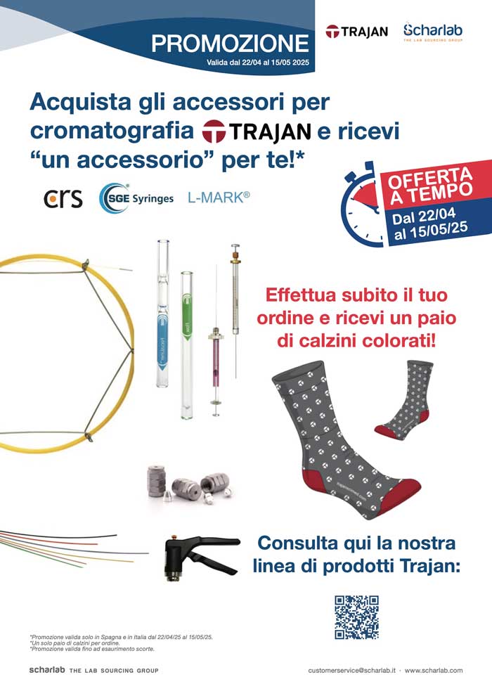 Offerta A TEMPO: Accessori per cromatografia Trajan