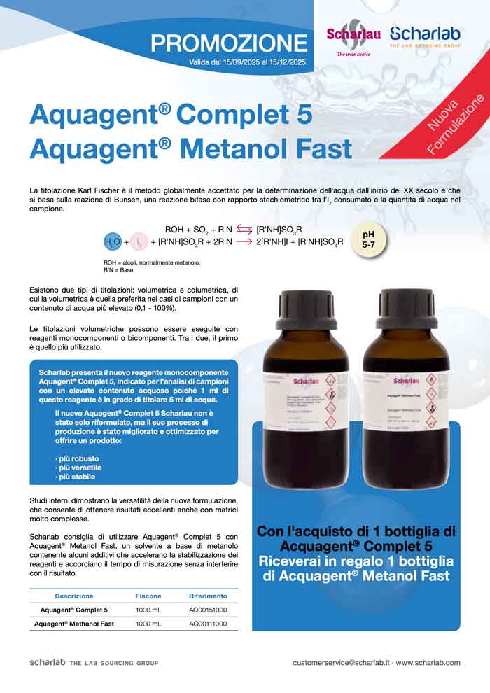 Promozione Aquagent® Complet 5 – Aquagent® Metanol Fast