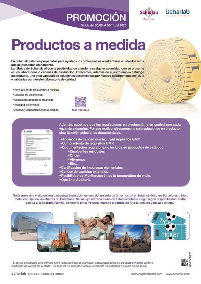 Participa en la promoción «Hecho a medida» de Scharlab!