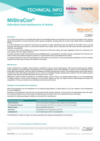 Subculture maintenance strains Mistracon