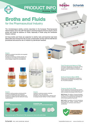 Broths Fluids pharma