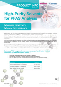 Pfas analysis