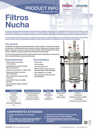 Product Info Filtros Nucha