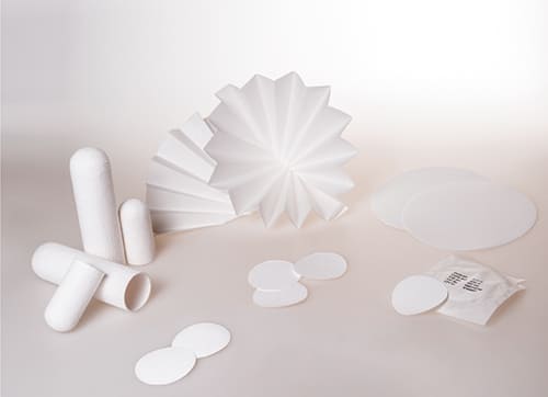 Proceso de filtración con papel de filtro