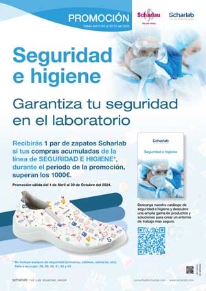 Promoción Consigue un par de zapatos Scharlab gratis garantizando tu seguridad en el laboratorio
