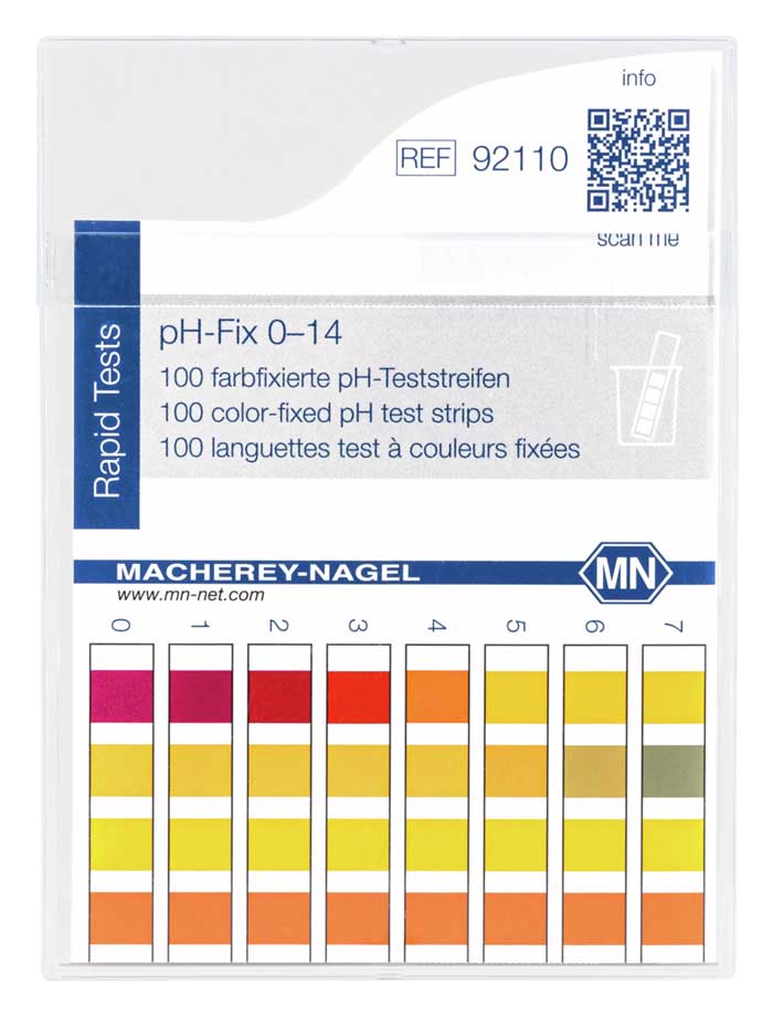Tiras Reactivas pH-Fix de Macherey-Nagel
