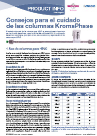 cuidado de las columnas para HPLC