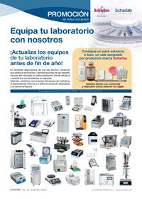 promocion equipos laboratorio fin de año Scharlab